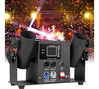 Lanceur de machine à confettis - Double électrique DMX/télécommande pour mariage, discothèque, club, fête