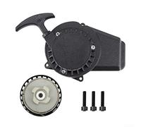 Lanceur de rechange noir pour pièces de moteur 43 cc, 47 cc, 49 cc, compatible avec Dirt Bike, Scooter, Pocket Bike et véhicules tout-terrain