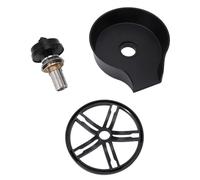 Lanceur de Verres Automatique, Lave - Verres en Acier Inoxydable, Résistant à la Rouille, Accessoire pour Évier de Cuisine Argenté - Nettoyage Rapide, Polyvalence Professionnelle (Noire)