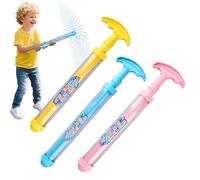 Lanceur d'eau pour piscine - Jeux de guerre avec pistolets à eau pour piscine | 3 x jouets interactifs rétractables portables, jeux de jardin pour garçons et filles et fêtes d'