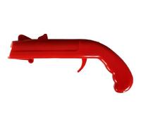 Lanceur ouvre-bouchons pour bouteilles de bière, mécanisme de lancement créatif, ABS robuste avec quincaillerie et pièce antirouille, pop à un bouton pour adultes, compact 13 x 6 x 3,7 cm, rouge