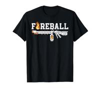 Lanceurs de Flamme Boule de feu Arme de feu T-Shirt Graphique avec Valeur