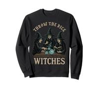 Lancez Les dés sorcières pour Femmes Bunco Halloween Party Sweatshirt