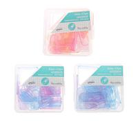 LANCHEN 60 pièces Petit Mini Trombone Kawaii Couleur Bonbon Clair Papeterie classeur Pince Table Bureau Fournitures Scolaires