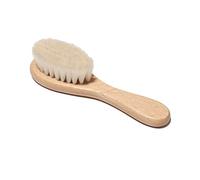 LANCHEN Brosse à Cheveux bébé pour Nouveau-né Peigne Brosse à Cheveux en Bois Naturel avec Poils de Laine Doux