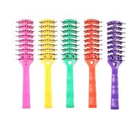 LANCHEN Brosse d'aération Brosse à Cheveux Brosse d'aération à 7 rangées avec Poils à Pointe sphérique Couleur aléatoire