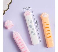 LANCHEN Mignon Chat Patte Rouleau Colle Correction Bande Papeterie Correcteur Étudiant Modifié