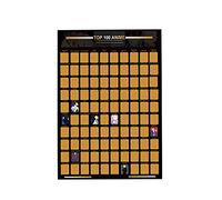 LANCHEN Top 100 Liste Anime Off Scratch Poster Anime Bucket Grand Cadeau pour Les Amateurs Anime Poster Décoration, Approx. 42x59.4cm