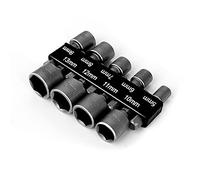 Lanchoo Lot de 20 douilles hexagonales 5-13 mm Adaptateur de douille pour perceuse ou visseuse sans fil