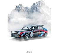 Lancia Delta HF integrale Martini, Solido 1/18eme neuve, long. 21cm, en métal