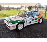 Lancia Delta HF team Totip racing, Solido 1/18eme neuve, longueur 21cm, en métal