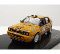 Lancia Delta Integrale 16V #2 Camel Barum Rallye 1990 Jaune Modèle 1:43 Ixo