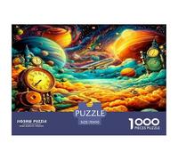 L'ancienne Horloge Puzzle 1000 Pièces pour Adultes Et Enfants Dès 14 Ans Jeux De Défi Jouets Éducatifs De Qualité Supérieure - Activité Familiale Parfaite 70x50cm/1000pcs