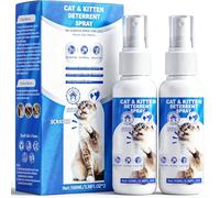 Lanckeli Spray répulsif pour chat - 2 x 100 ml - Spray anti-rayures naturel pour l'intérieur et l'extérieur - Spray efficace pour protéger les meubles, sols, canapés, tapis et jardin