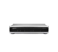 Lancom Systems 1640E (EU) Routeur connecté Noir, Argent - Routeurs connectés (IEEE 802.3az, Gigabit Ethernet, 10/100/1000Base-T(X), 10,100,1000 Mbit/s, Dual stack IPv4/IPv6, 3DES,AES)