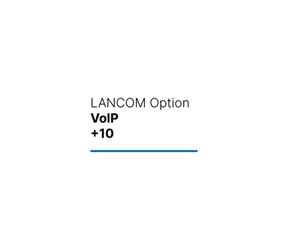 LANCOM VoIP +10 Option Gestion de réseau - Licence unique, mise à niveau logicielle pour solutions LANCOM, origine Allemagne, TARIC 49119900