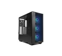 Lian Li Boîtier PC LANCOOL III – RGB, 4×140 PWM (ARGB), aluminium/SECC, verre trempé – Noir