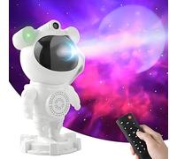 Lancoon Astronaute Projecteur d'étoiles Veilleuse Tête Réglable Projection Galaxie Télécommande Musique Sans Fil Chambre d'enfant Décoration Cadeau