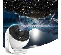 Lancoon Galaxy Projecteur pour chambre à coucher Star Projecteur Veilleuse avec mise au point HD et 13 disques interchangeables 12,5 m² Projection de ciel étoilé pour enfants Décoration de plafond
