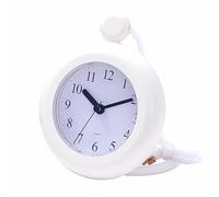 Lancoon Horloge de Douche Imperméable, Digital Silencieux avec Design Lanyard et Base Circulaire, Support de Suspension à Double Usage, pour Salle de Bain Chambre à Coucher Cuisine Salon