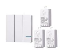 Lancoon Kit Interrupteur À Distance Avec Mini Récepteur Sans Fil On/Off Pour Maison Lumières Appareils E26 E27 Bulb Base