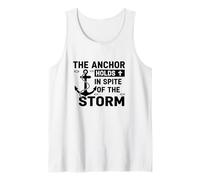 L'ancre Tient malgré la tempête chrétienne Débardeur