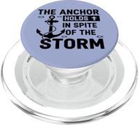 L'ancre Tient malgré la tempête chrétienne PopSockets PopGrip pour MagSafe