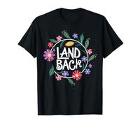 Land Back Droits des Autochtones Floral Amérindien LandBack T-Shirt