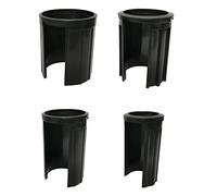 Land-Haus-Shop Lot de 4 supports de parasol réducteurs 48, 38, 32, 25 mm, pour parasol, pluie, soleil, anneaux de réduction pour pieds de parasol en granit et douilles de sol