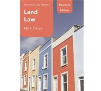 Land Law by Mark Davys Unknown (Auteur)