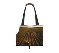 Land of Hope Sac à bandoulière imprimé pour animaux de compagnie, convient pour les petits chiens et chats, sac de courses et de voyage à double usage