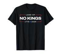 Land of No Kings 1776 2026 American Resistance Simple T-Shirt