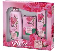 Land Of Roses - Coffret Cadeau De La Gamme ""Rose De Bulgarie"" - Gel Douche + Savon Naturel + Crème Mains