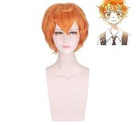 Land of the Lustrous Houseki no Kuni Rutile Cosplay Wig for halloween half red half yellow Synthetic Hair Rutile Cosplay Wigs One Size Zircon PL-206