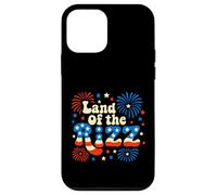 Land of the Rizz Groovy 4 juillet Fierté patriotique américaine Coque pour iPhone 12 mini