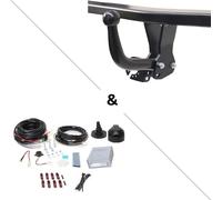 Land Rover Attelage Range Rover Evoque (06/11-02/19) Col de cygne + faisceau universel 7 broches + boitier électronique