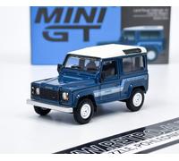 Land Rover Defender 90 County Wagon Stratos Blue - Mini GT 1:64