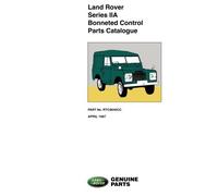 Land Rover Series 2A Bonneted Control Parts Catalogue - Rtc9840Cc April 1987 (Official Parts Catalogue) by Brooklands Books Ltd (3-May-2006) Paperback