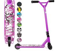 Trottinette stunt Land Surfer® violette avec tête de mort Violet