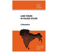 Land Tenure In Village Ceylon