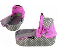 Landau - ALICE - 14955 - Poussette 2 en 1 - Sac Gondole - Étoiles Roses