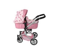 Landau combiné MIKA Fleurs pour poupée