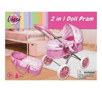 Landau couffin de 50cm rose TU