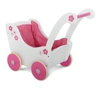 Bayer - 42599 - Chariot de Poupée Blanc/Rose