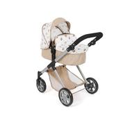 Bayer-Chic Poussette de poupée Mila 2 en 1 Ourson beige Poignée réglable 39-72 cm