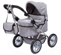Bayer Design 13010AA Poussette Landau pour Poupée Trendy, réglable, Pliable, Sac à bandoulière
