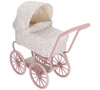 Landau pour poupée rose, vert, blanc TU