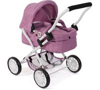 Landau pour poupée SMARTY Jean rose