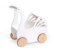 Landeau en bois pour poupée white TU