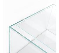 LANDEN Couvercle d'aquarium en Verre Transparent de 4 mm d'épaisseur, Comprend 4 Clips pour Un Placement sûr, 342 x 168 mm adapté à NA362226